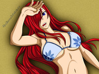 erza hentai doujin erza bikini missshizune morelikethis artists