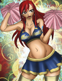 erza hentai pics albums userpics cheerleader erza gray fullbuster users uploaded wallpapers mix size