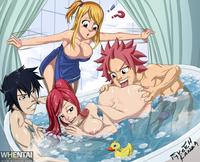 fairy tale manga hentai erza scarlet fairy tail gray fullbuster lucy heartfilia natsu dragneel sketchlanza