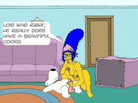 family guy simpsons hentai simpsons xxx pic brian griffin family guy marge simpson crossover
