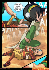 famous toon hentai gallery aang toph avatar hentai