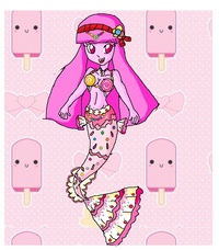 princess bubble gum hentai bubblegum sweet mermaid babyblisblink morelikethis fanart manga