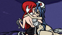 skull girls hentai pre skullgirls parasoul assists valentine southpawper abrj hentai deviantart net art