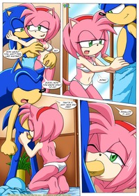 sonic hentai comic data aebe show amy rose anthro bbmbbf breasts butt clothing comic