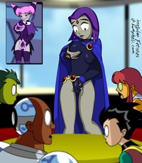 starfire raven hentai bcc dcau irregular fetishes jinx raven starfire teen titans