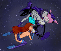 teen titan hentai jinx dddd area artist dcau jinx raven starfire teen titans