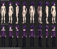 zone hentai flashes zone tan model sheet revision page pictures user all