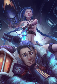 jinx hentai ddb ceca jayce jinx league legends cosplay