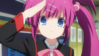 little girl hentai porn little busters haruka trickster playful energetic salute pose clueless anime comments any military members that watch out