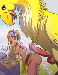 monkey hentai bab bdeeb dea final fantasy rikku thedirtymonkey chocobo