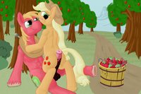 my little pony hentai rule 34 aaace applejack macintosh friendship magic little pony xanthordragon